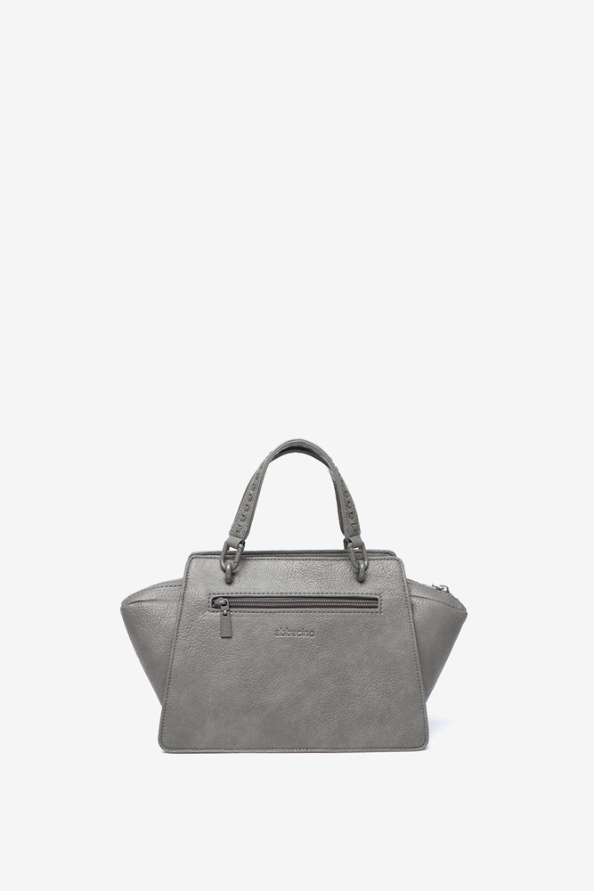 Abbacino Bolso De Mano Pequeño En Materiales Reciclados Gris