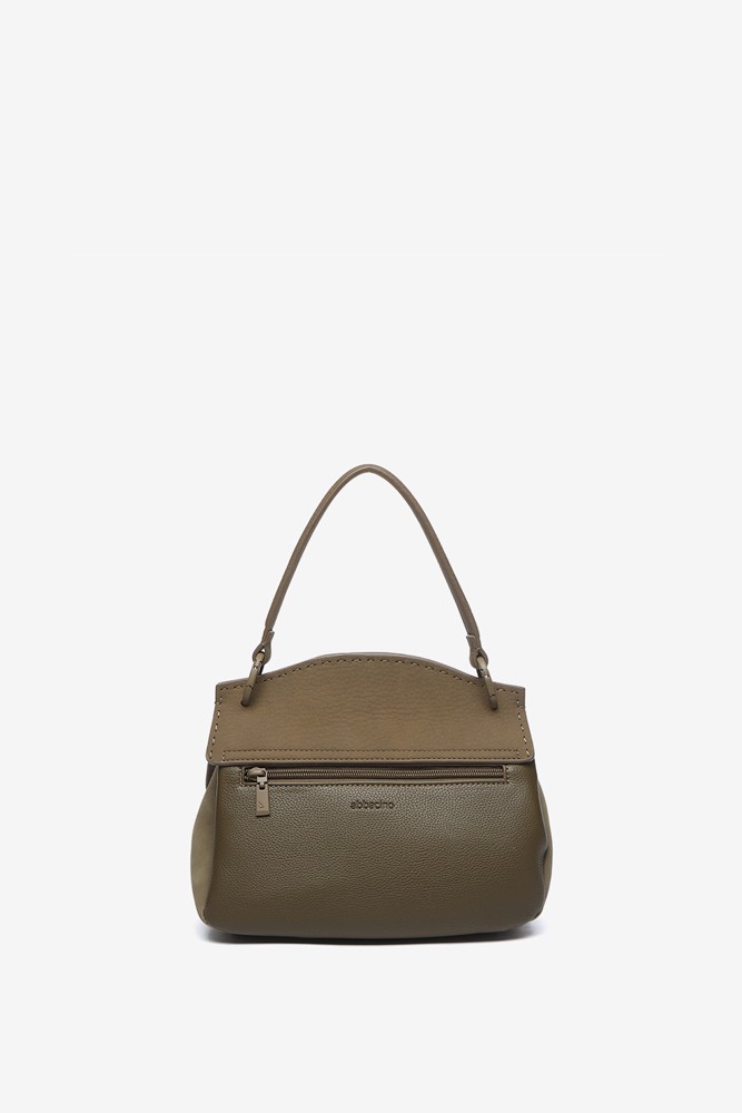 Abbacino Bolso De Mano Pequeño En Materiales Reciclados Verde