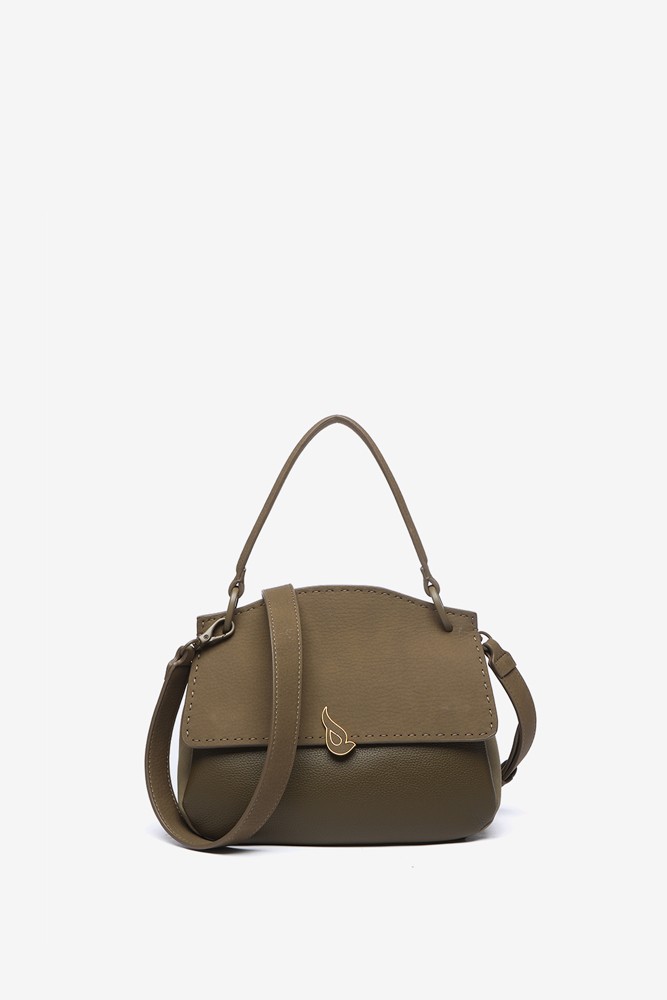 Abbacino Bolso De Mano Pequeño En Materiales Reciclados Verde