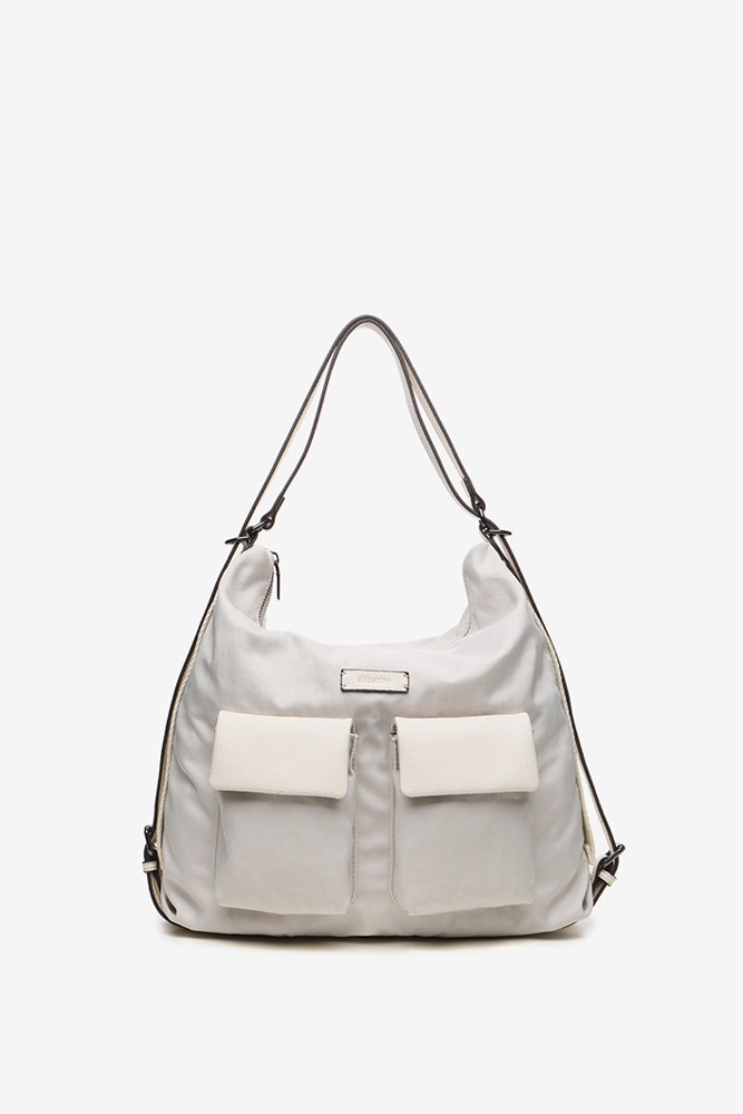 Abbacino Bolso-mochila De Mujer Con Estampado En Beige