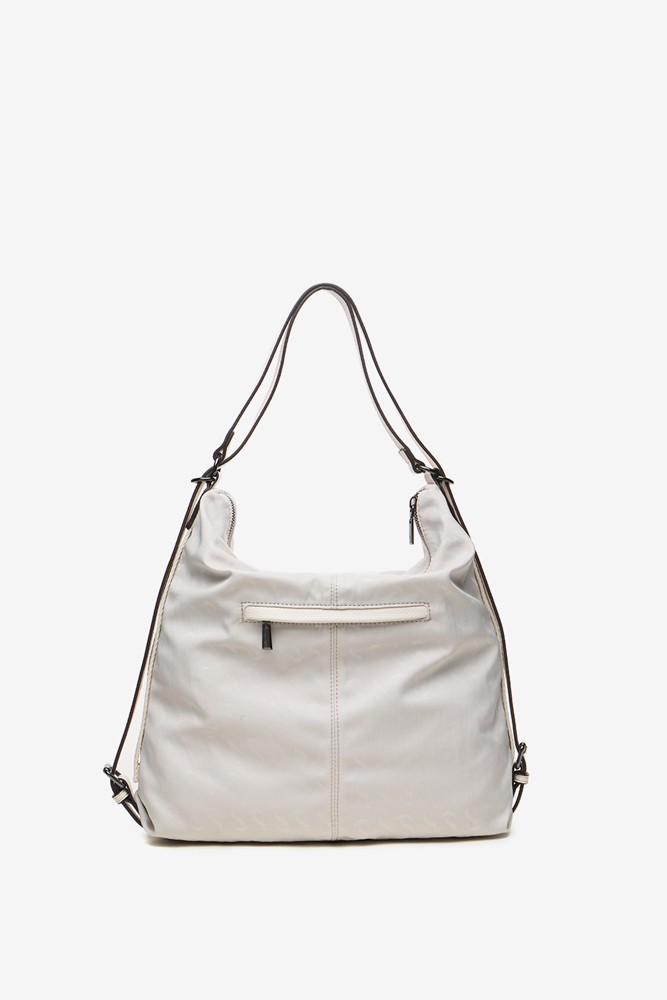 Abbacino Bolso-mochila De Mujer Con Estampado En Beige