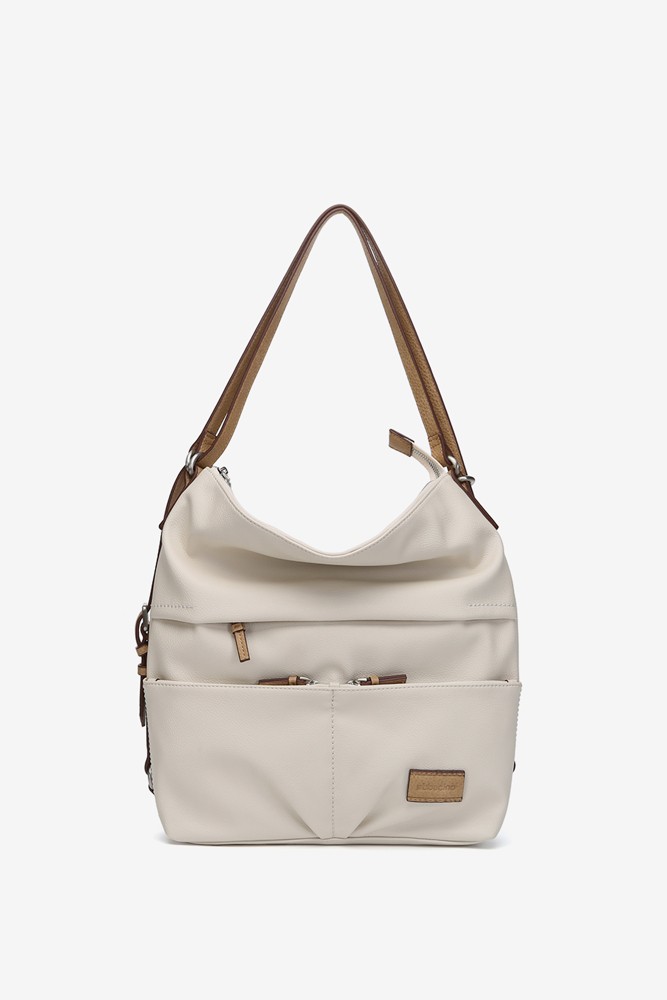 Abbacino Bolso - Mochila En Materiales Reciclados Beige