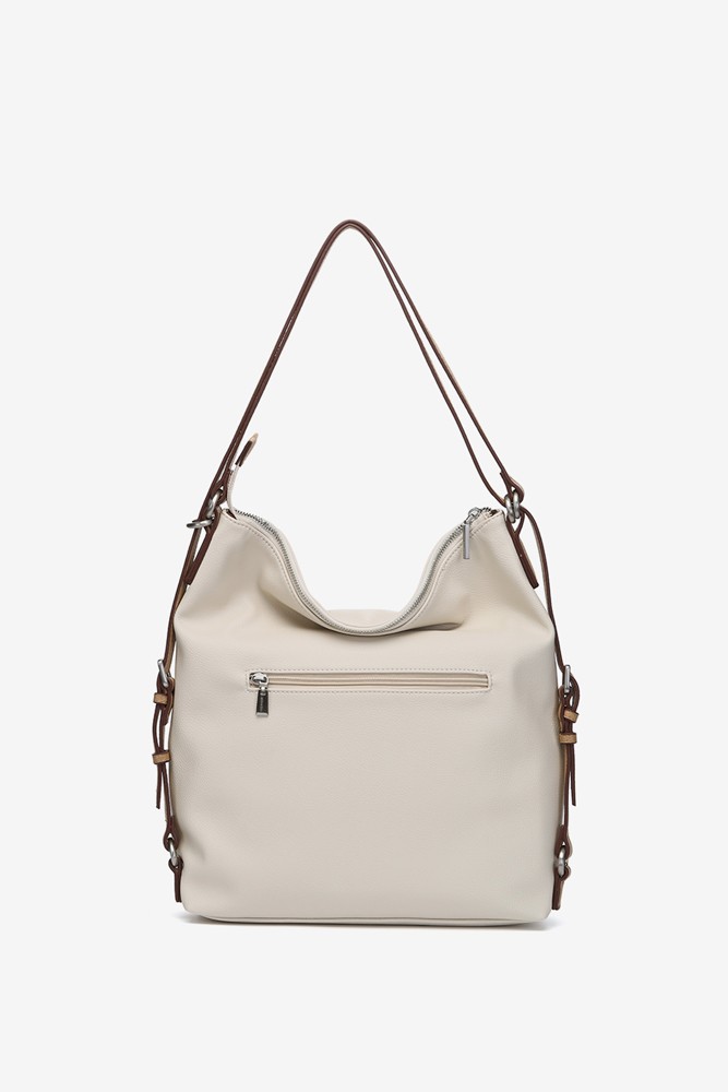 Abbacino Bolso - Mochila En Materiales Reciclados Beige