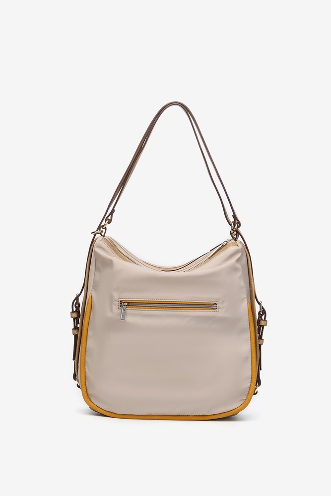 Abbacino Bolso - Mochila En Materiales Reciclados Beige