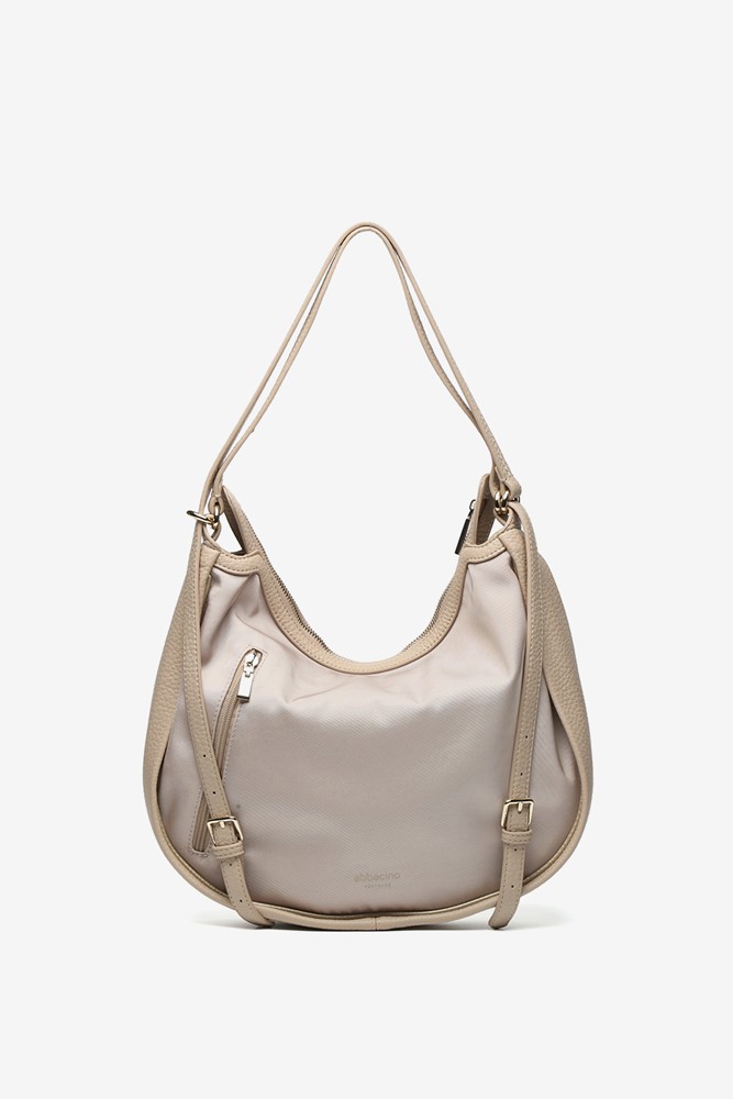 Abbacino Bolso - Mochila En Materiales Reciclados Beige