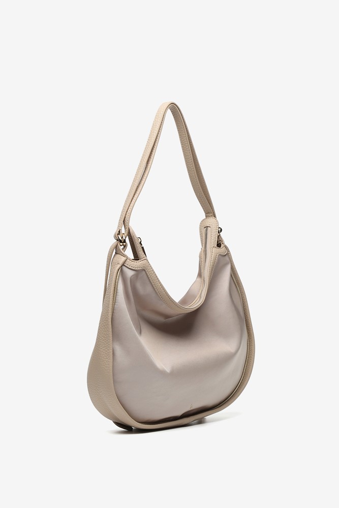 Abbacino Bolso - mochila en materiales reciclados beige
