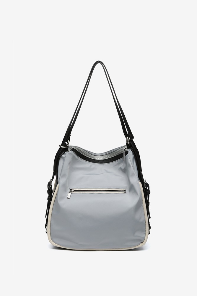 Abbacino Bolso - Mochila En Materiales Reciclados Gris