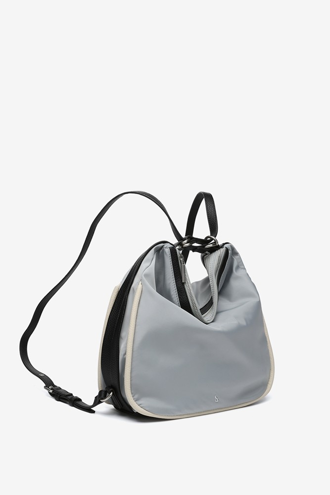 Abbacino Bolso - Mochila En Materiales Reciclados Gris