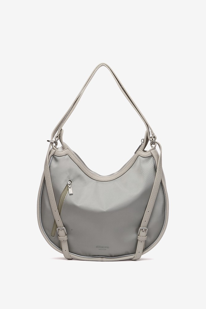 Abbacino Bolso - Mochila En Materiales Reciclados Plata