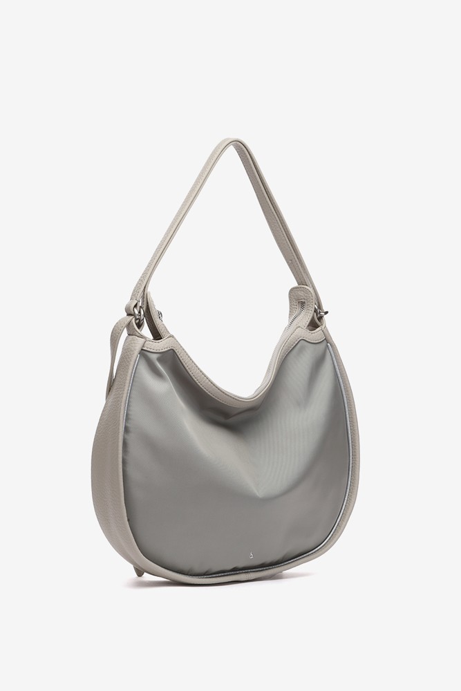 Abbacino Bolso - mochila en materiales reciclados plata