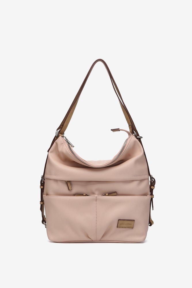 Abbacino Bolso - Mochila En Materiales Reciclados Rosa