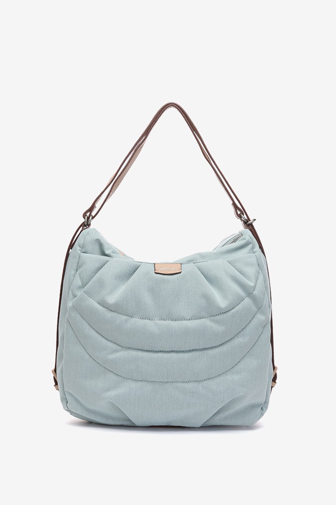 Abbacino Bolso - Mochila En Materiales Reciclados Y Acolchados Azul