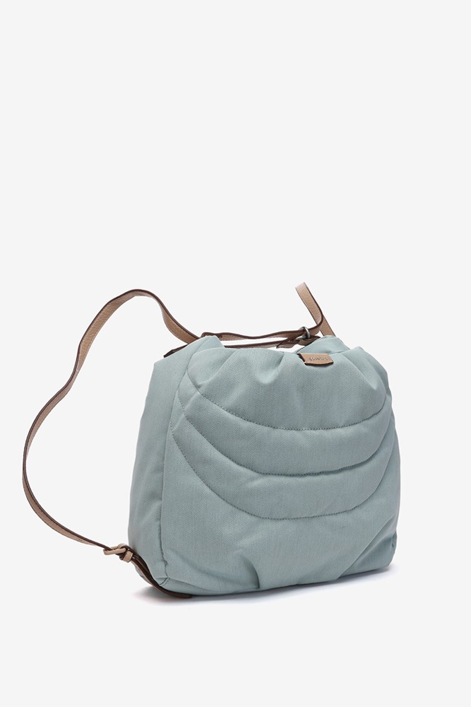 Abbacino Bolso - Mochila En Materiales Reciclados Y Acolchados Azul