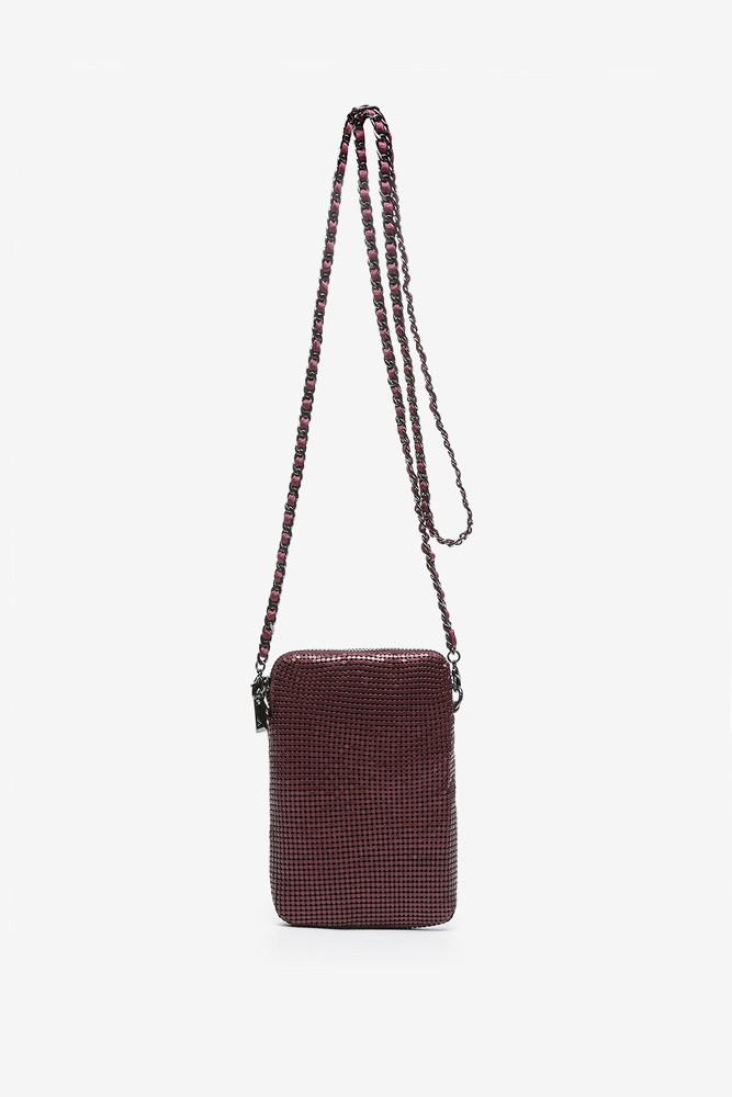Abbacino Bolso Para El Móvil De Malla Metálica En Burdeos