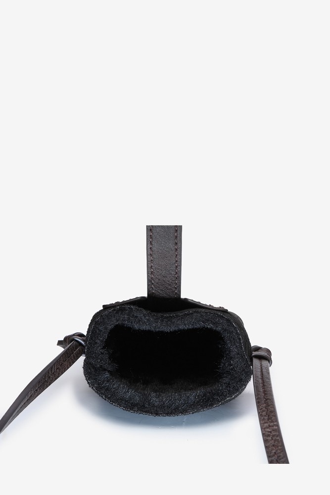 Abbacino Bolso Para El Móvil De Mujer Con Borreguillo En Negro