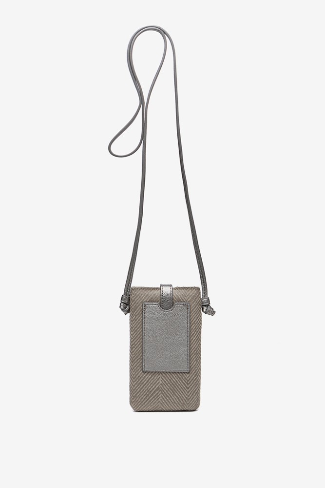 Abbacino Bolso Para El Móvil De Mujer Con Borreguillo En Verde