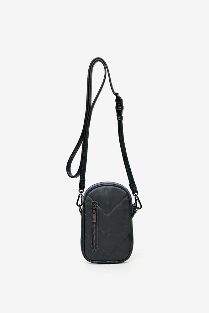 Abbacino Bolso Para El Móvil De Mujer En Fieltro Azul