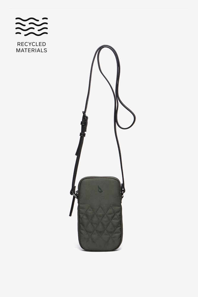 Abbacino Bolso Para El Móvil De Mujer En Materiales Reciclados Verde