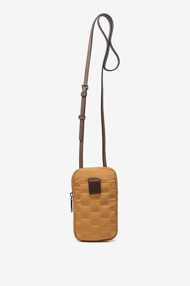 Abbacino Bolso Para El Móvil De Mujer En Nylon Acolchado ámbar