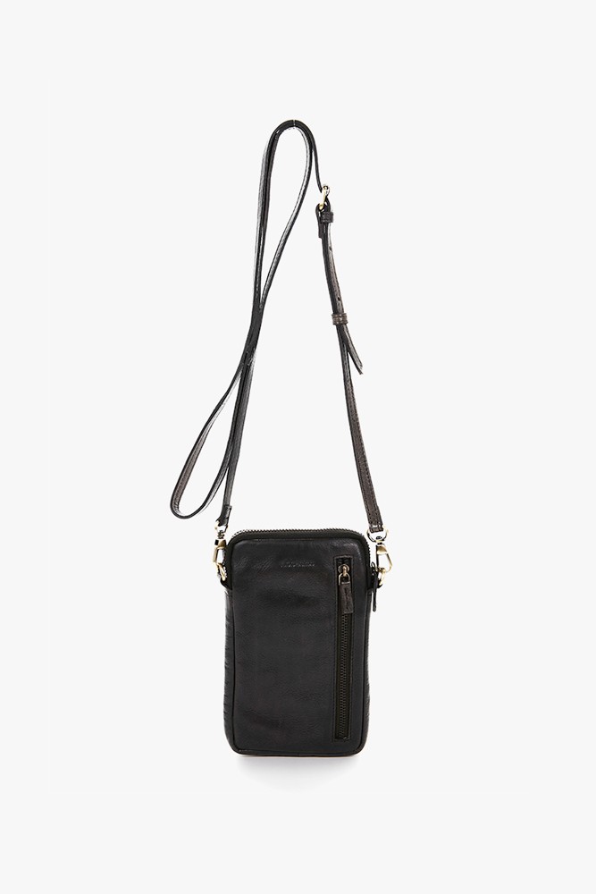 Abbacino Bolso Para El Móvil De Mujer En Piel Trenzada Verde