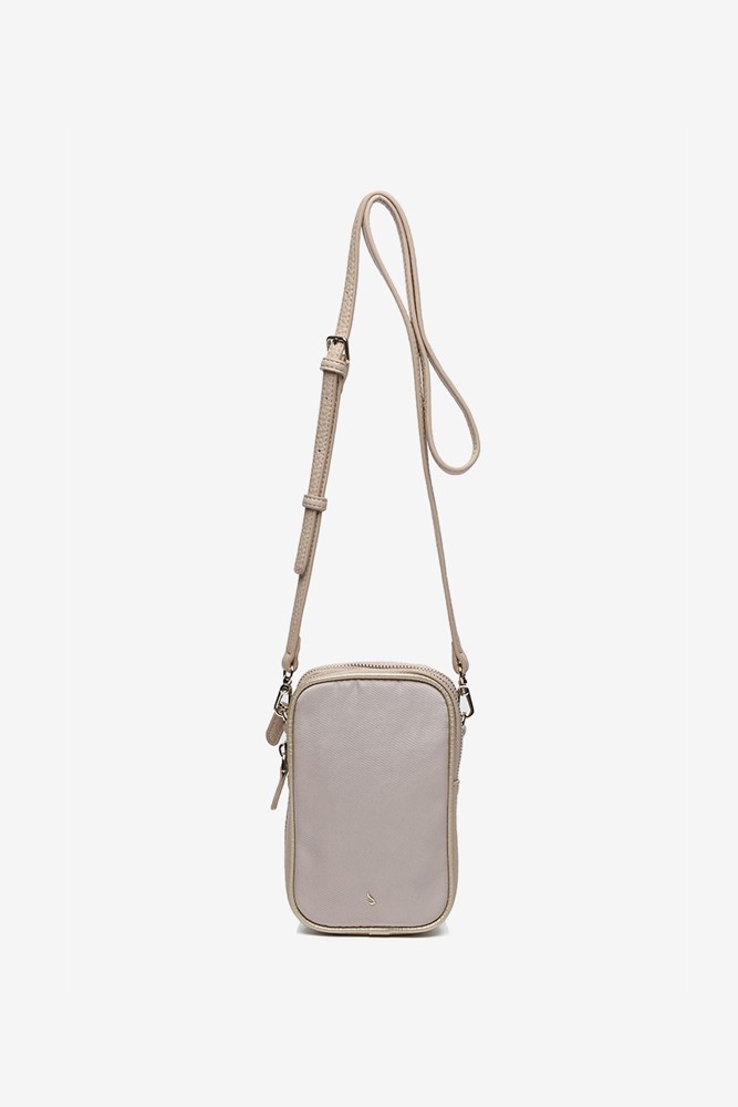 Abbacino Bolso Para El Móvil En Materiales Reciclados Beige