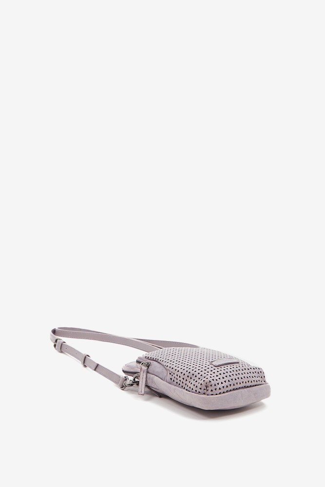 Abbacino Bolso Para El Móvil En Piel Troquelada Lavanda