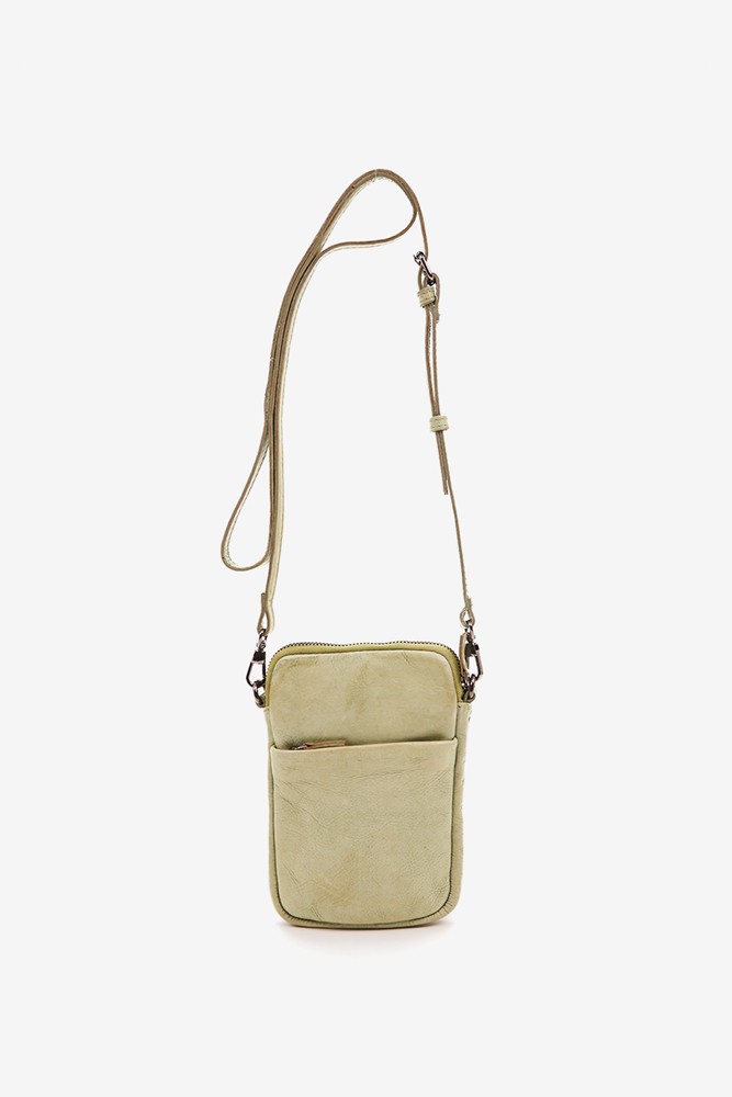 Abbacino Bolso Para El Móvil En Piel Troquelada Verde