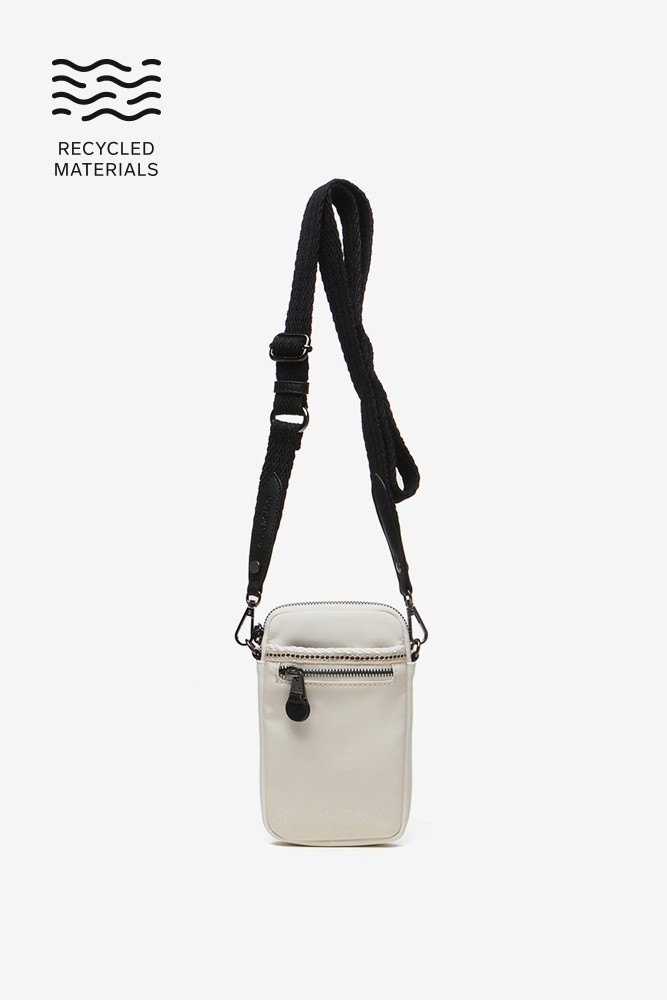 Abbacino Bolso Para El Móvil En Tejidos Reciclados Beige