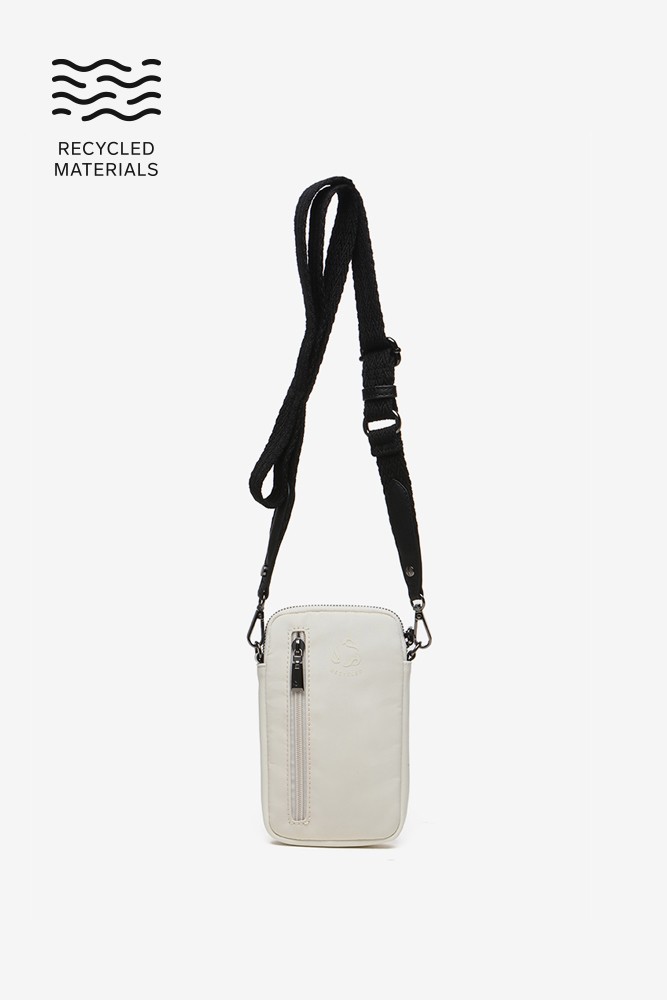 Abbacino Bolso Para El Móvil En Tejidos Reciclados Beige