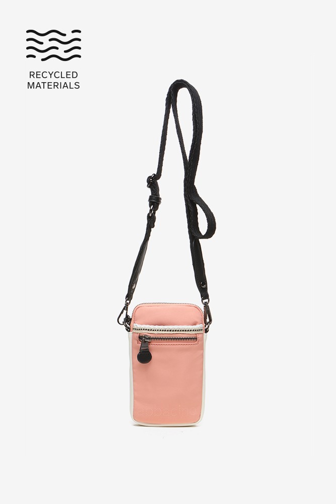 Abbacino Bolso Para El Móvil En Tejidos Reciclados Coral