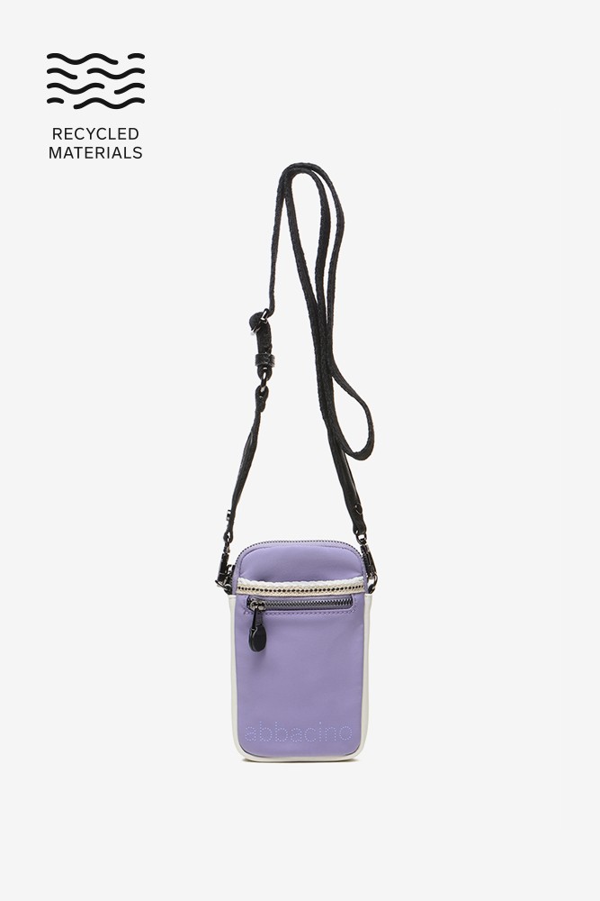 Abbacino Bolso Para El Móvil En Tejidos Reciclados Lavanda