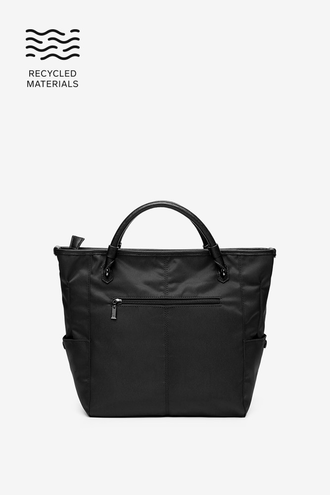 Abbacino Bolso Shopper De Mujer En Materiales Reciclados Negro