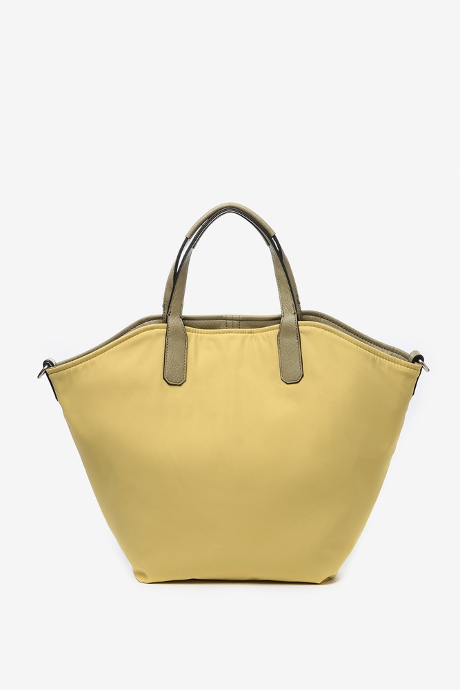 Abbacino Bolso Shopper De Mujer Reversible En Amarillo