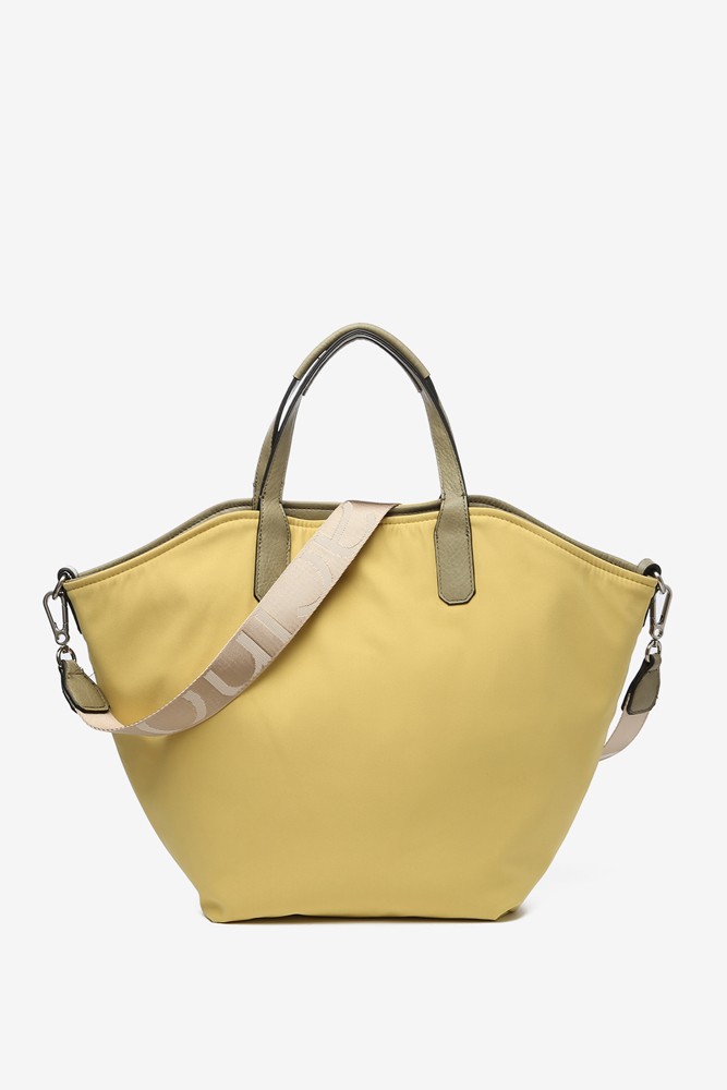 Abbacino Bolso Shopper De Mujer Reversible En Amarillo