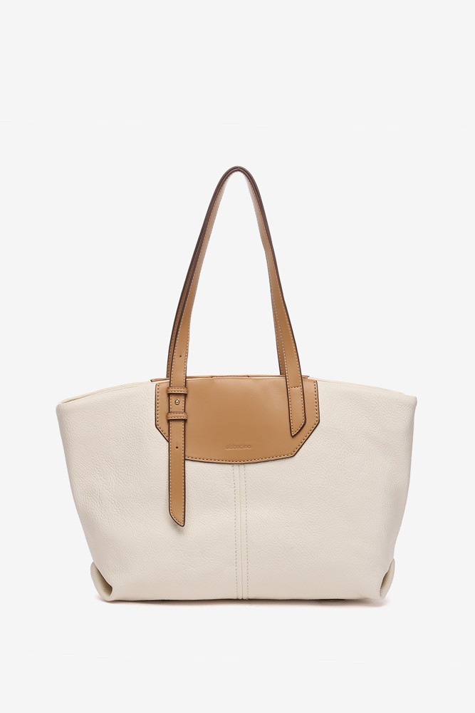 Abbacino Bolso Shopper En Materiales Reciclados Beige