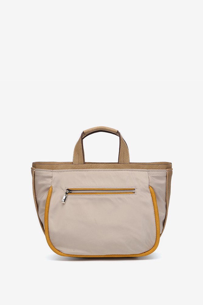 Abbacino Bolso Shopper En Materiales Reciclados Beige