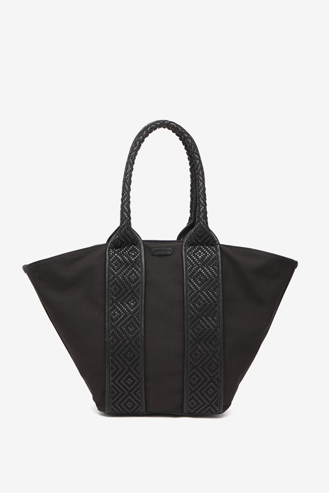 Abbacino Bolso Shopper En Materiales Reciclados En Negro