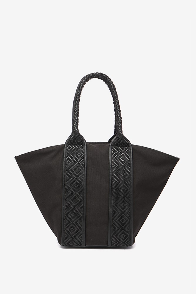 Abbacino Bolso Shopper En Materiales Reciclados En Negro