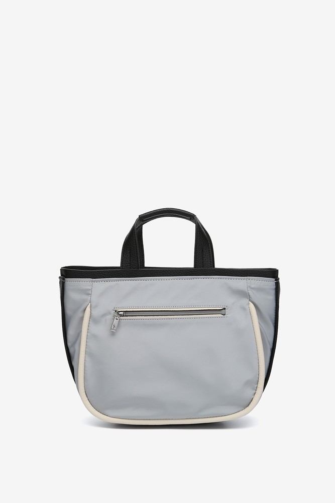 Abbacino Bolso Shopper En Materiales Reciclados Gris