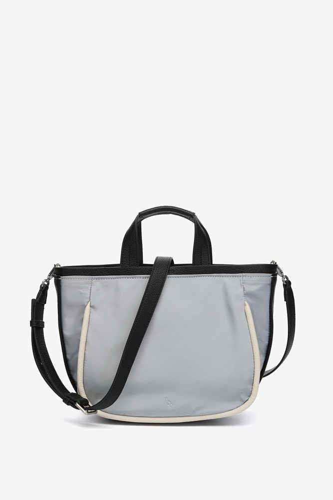 Abbacino Bolso Shopper En Materiales Reciclados Gris