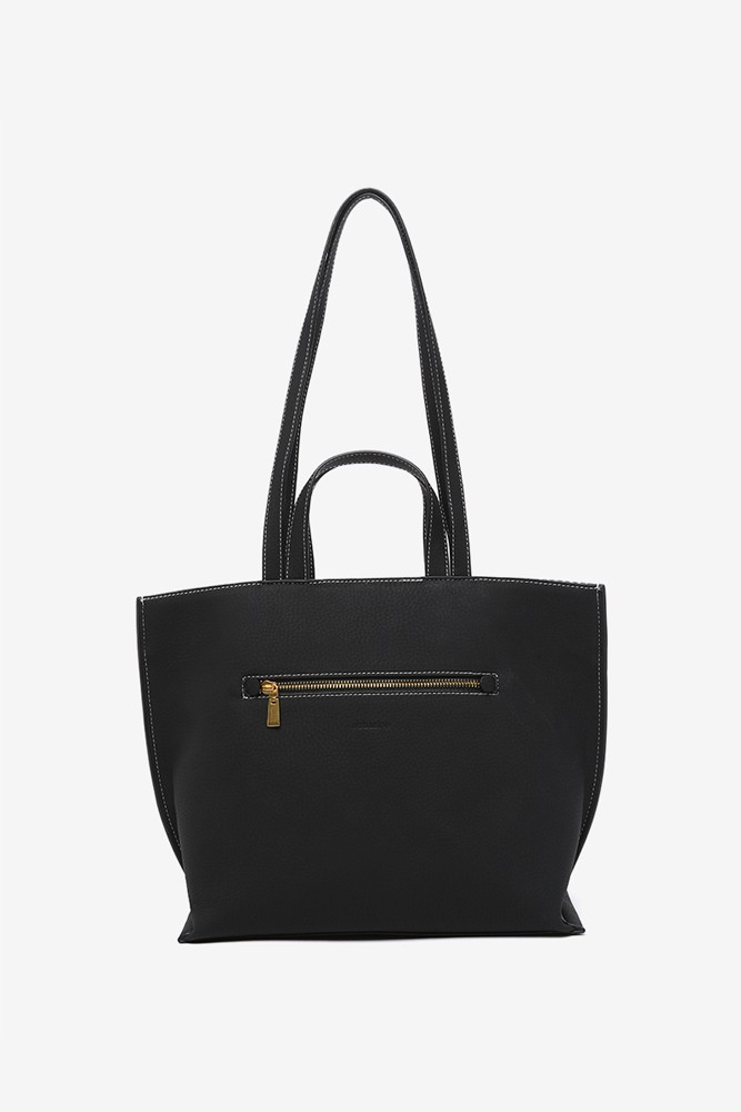 Abbacino Bolso Shopper En Materiales Reciclados Negro