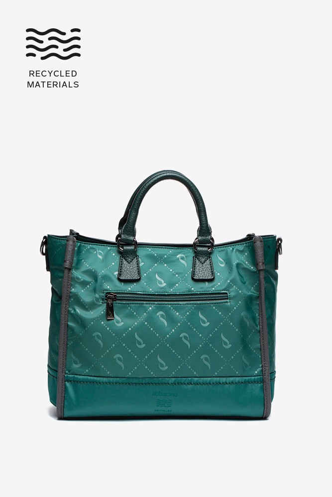 Abbacino Bolso Shopper En Materiales Reciclados Verde