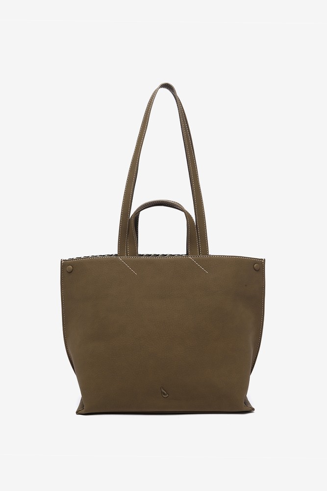 Abbacino Bolso Shopper En Materiales Reciclados Verde