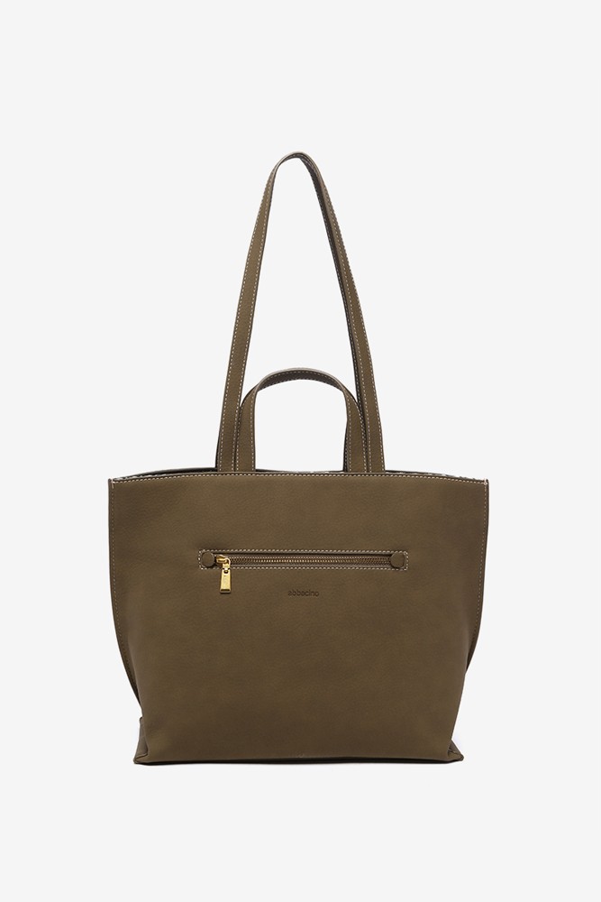 Abbacino Bolso Shopper En Materiales Reciclados Verde