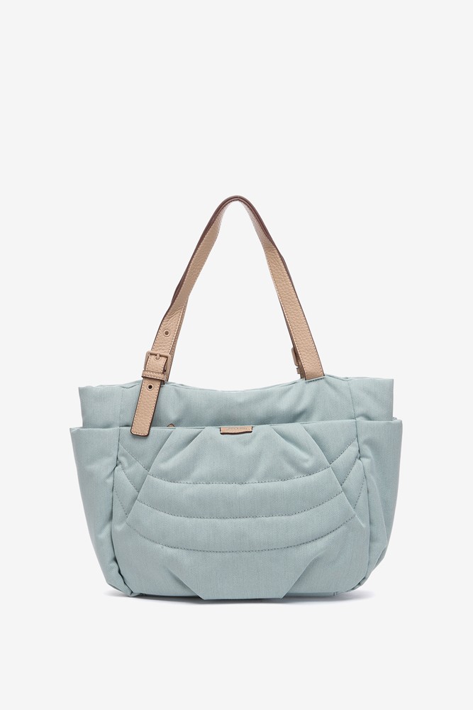 Abbacino Bolso Shopper En Materiales Reciclados Y Acolchados Azul