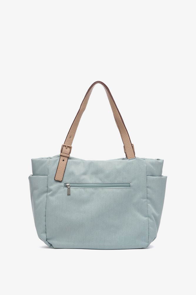 Abbacino Bolso Shopper En Materiales Reciclados Y Acolchados Azul