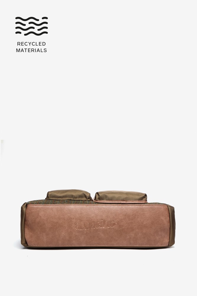 Abbacino Bolso Shopper Para El Portátil En Materiales Reciclados Verde