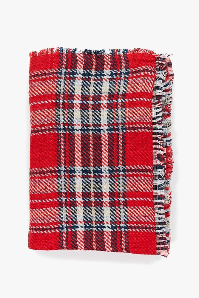 Abbacino Bufanda De Mujer Reversible En Azul Y Rojo