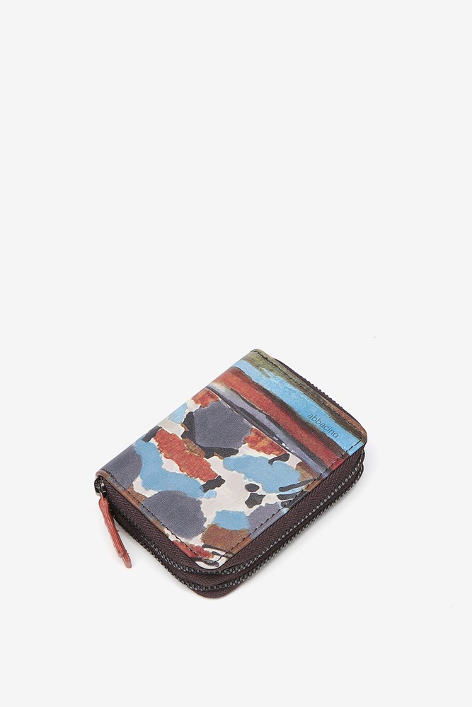 Abbacino Cartera Pequeña En Piel Con Estampado Multicolor