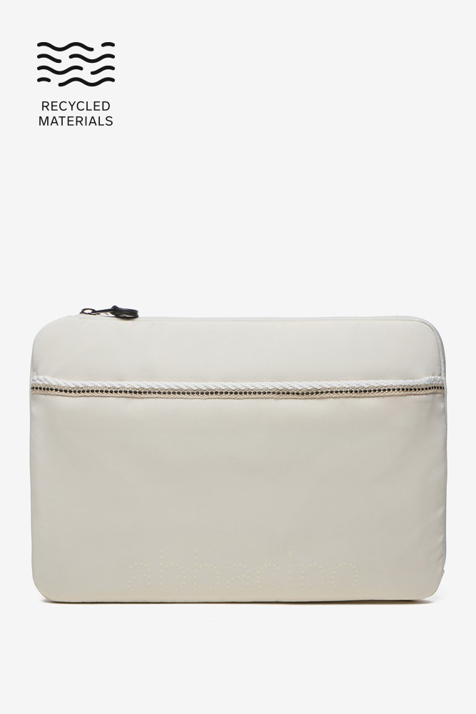 Abbacino Funda Para El Portátil En Tejidos Reciclados Beige